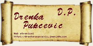 Drenka Pupčević vizit kartica